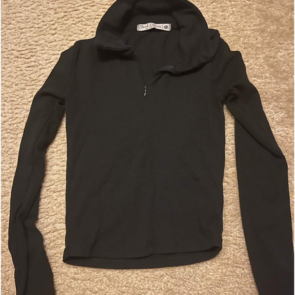 Collared long sleeve fitness shirt